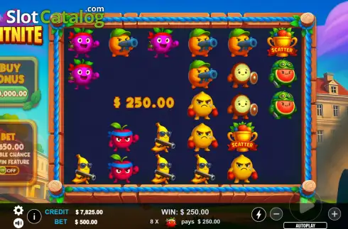 Скрин3. Fruitnite слот