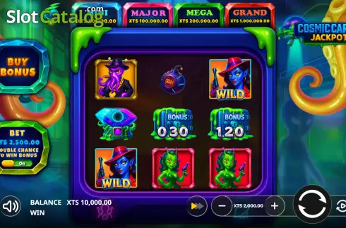Скрин2. Cosmic Cartel Jackpot слот