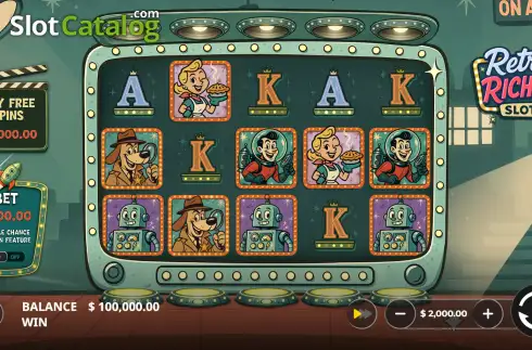 Скрин2. Retro Riches (Ninja Gaming) слот