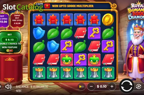 Скрин2. Royal Bonanza 5000 Diamond слот
