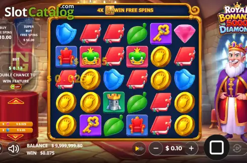 Скрин3. Royal Bonanza 5000 Diamond слот