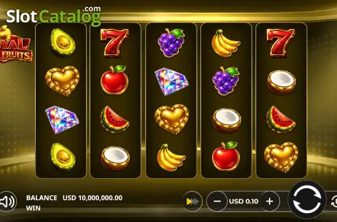 Скрин2. Royal Gold Fruits слот