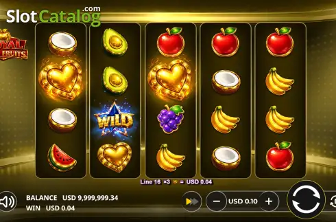Скрин3. Royal Gold Fruits слот