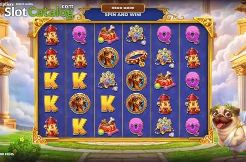 Скрин2. Dogs and 1000 Multipliers слот