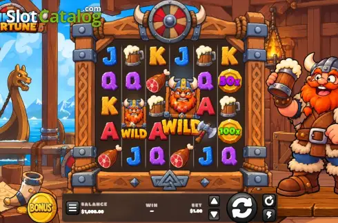 Скрин2. Viking Fortune слот