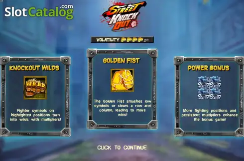 Скрин2. Street Knockout слот