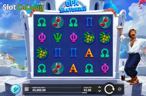 Скрин2. Opa Santorini слот