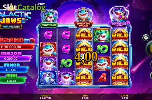 Скрин3. Galactic Jaws Power Combo слот