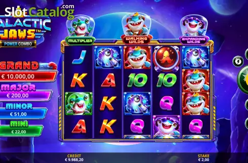 Скрин2. Galactic Jaws Power Combo слот