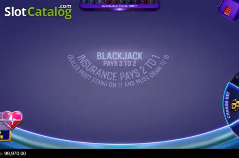 Скрин2. Blackjack Pulse Time слот
