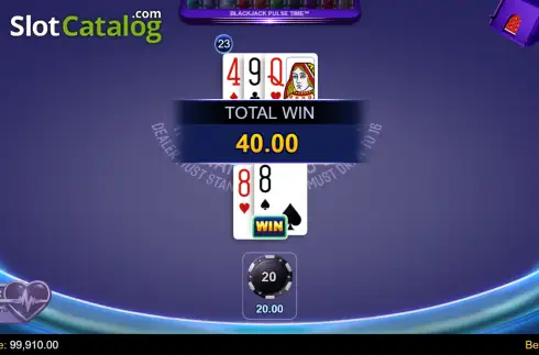 Скрин3. Blackjack Pulse Time слот