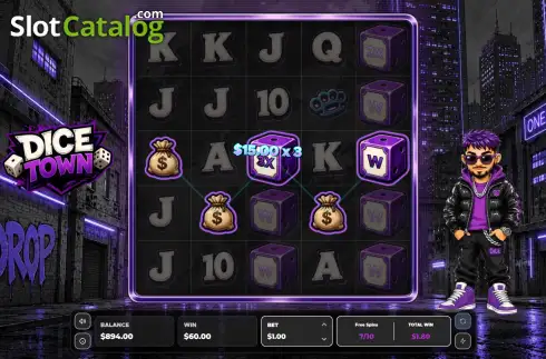 Скрин3. Dice Town слот