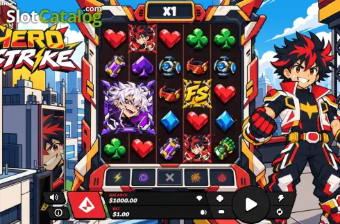 Скрин2. Hero Strike слот