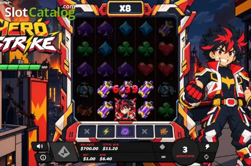 Скрин3. Hero Strike слот