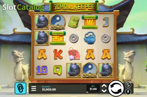 Скрин2. Scroll Keeper слот