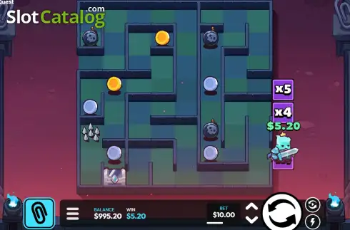 Скрин3. Maze Quest слот