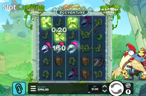 Скрин3. Eggventure слот
