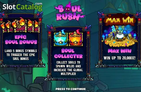 Скрин2. Soul Rush слот