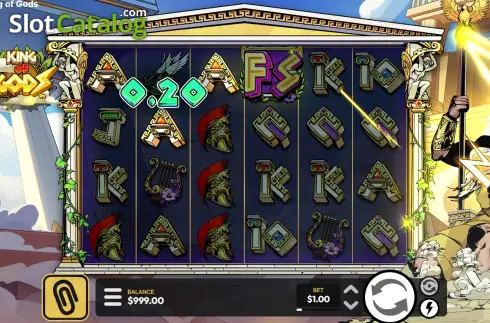 Скрин3. King of Gods (Paperclip Gaming) слот