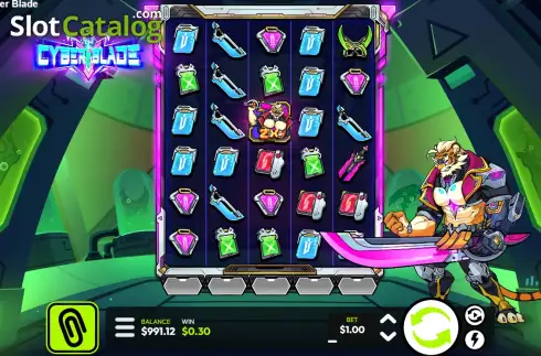 Скрин3. Cyber Blade слот