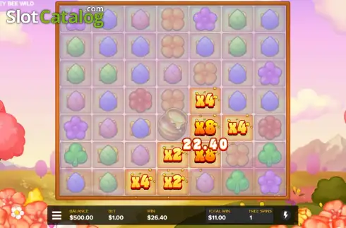 Скрин3. Honey Bee Wild слот