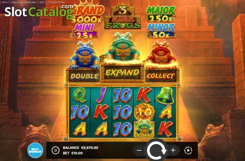 Скрин2. 3 Fire Frogs: Hold & Win слот