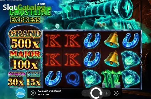 Скрин2. Ghostline Express слот