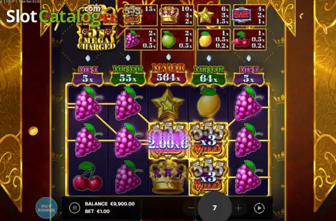 Скрин3. Triple 5's Megacharged слот