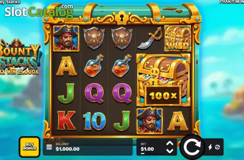 Скрин2. Bounty Stacks слот