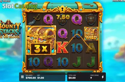 Скрин3. Bounty Stacks слот
