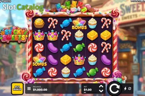 Скрин2. Sticky Sweets слот