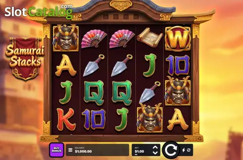 Скрин2. Samurai Stack слот
