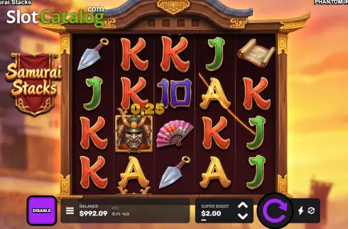 Скрин3. Samurai Stacks слот
