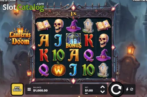 Скрин2. Lanterns of Doom слот