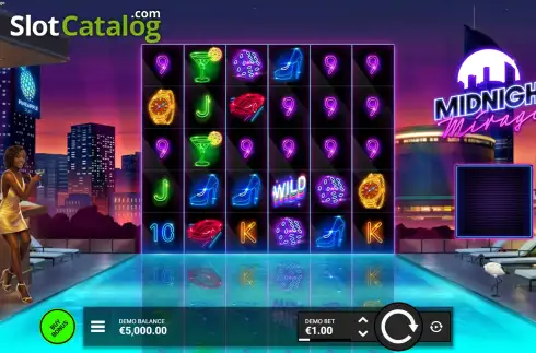 Скрин2. Midnight Mirage слот
