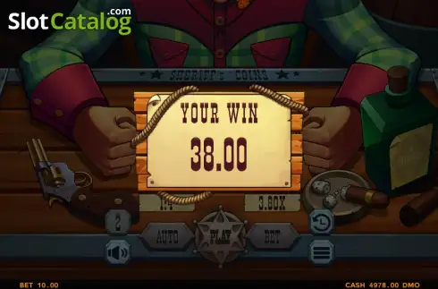 Скрин3. Sheriff's Coins слот