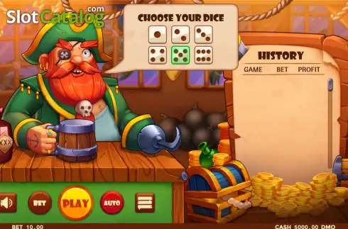 Скрин2. Pirate Dice (Pixmove Games) слот