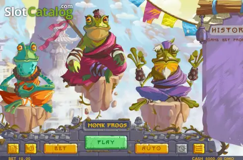 Скрин2. Monk Frogs слот