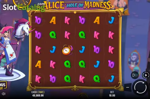 Скрин2. Alice: Hole of Madness слот