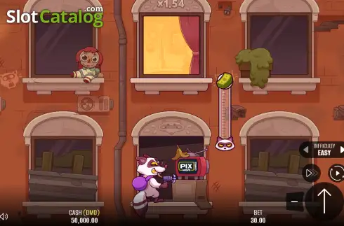 Скрин2. Raccoon Heist слот
