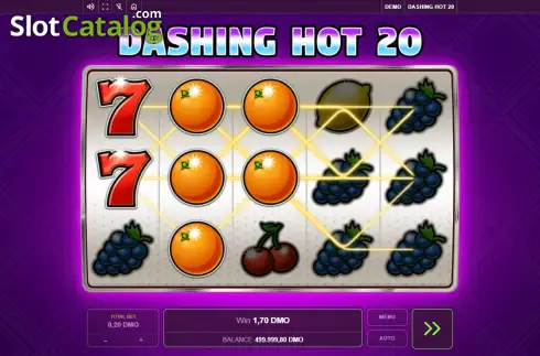 Скрин3. Dashing Hot 20 слот