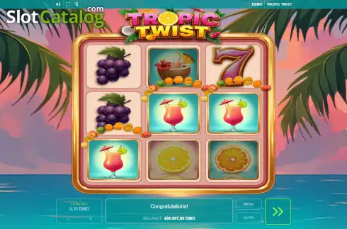 Скрин3. Tropic Twist слот