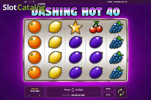 Скрин2. Dashing Hot 40 слот
