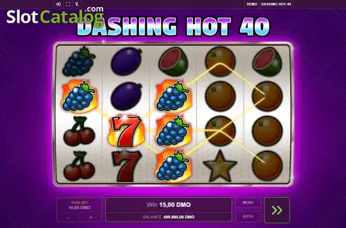 Скрин3. Dashing Hot 40 слот