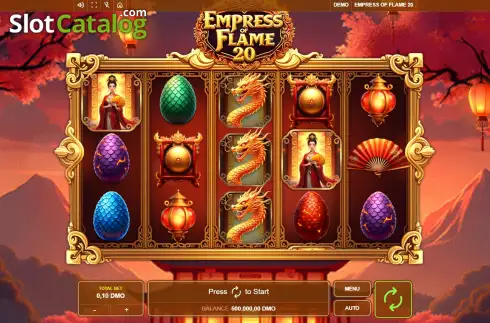 Скрин2. Empress Of Flame 20 слот