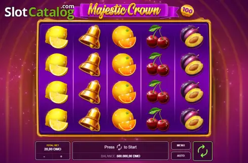 Скрин2. Majestic Crown 100 слот