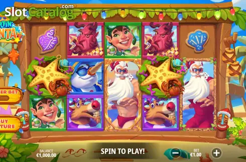 Скрин2. Surfin' Santa слот