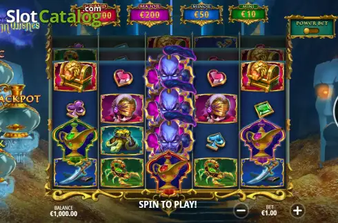Скрин2. 7 Djinn Wishes слот
