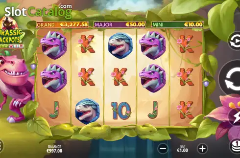 Скрин2. Jurassic Jackpots (Playnetic) слот