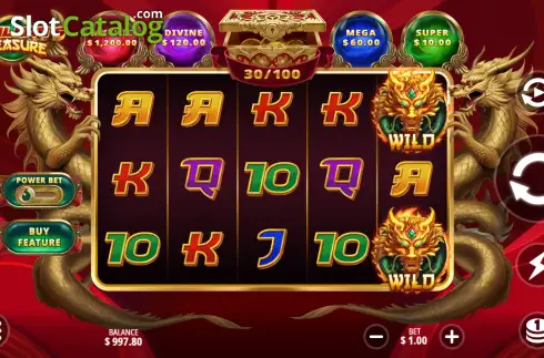 Скрин2. Zhulong's Treasure слот